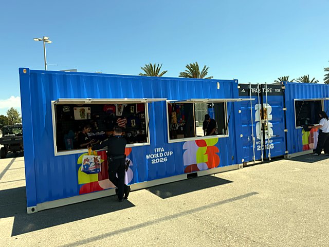 FIFA World Cup 2026 Store container units